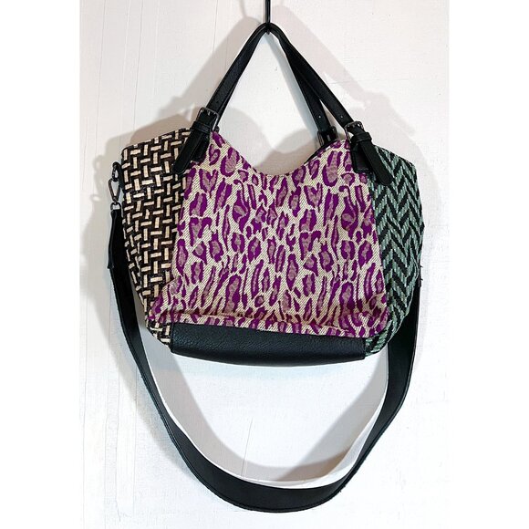 Desigual multicolor large crossbody handbag - Picture 4 of 16